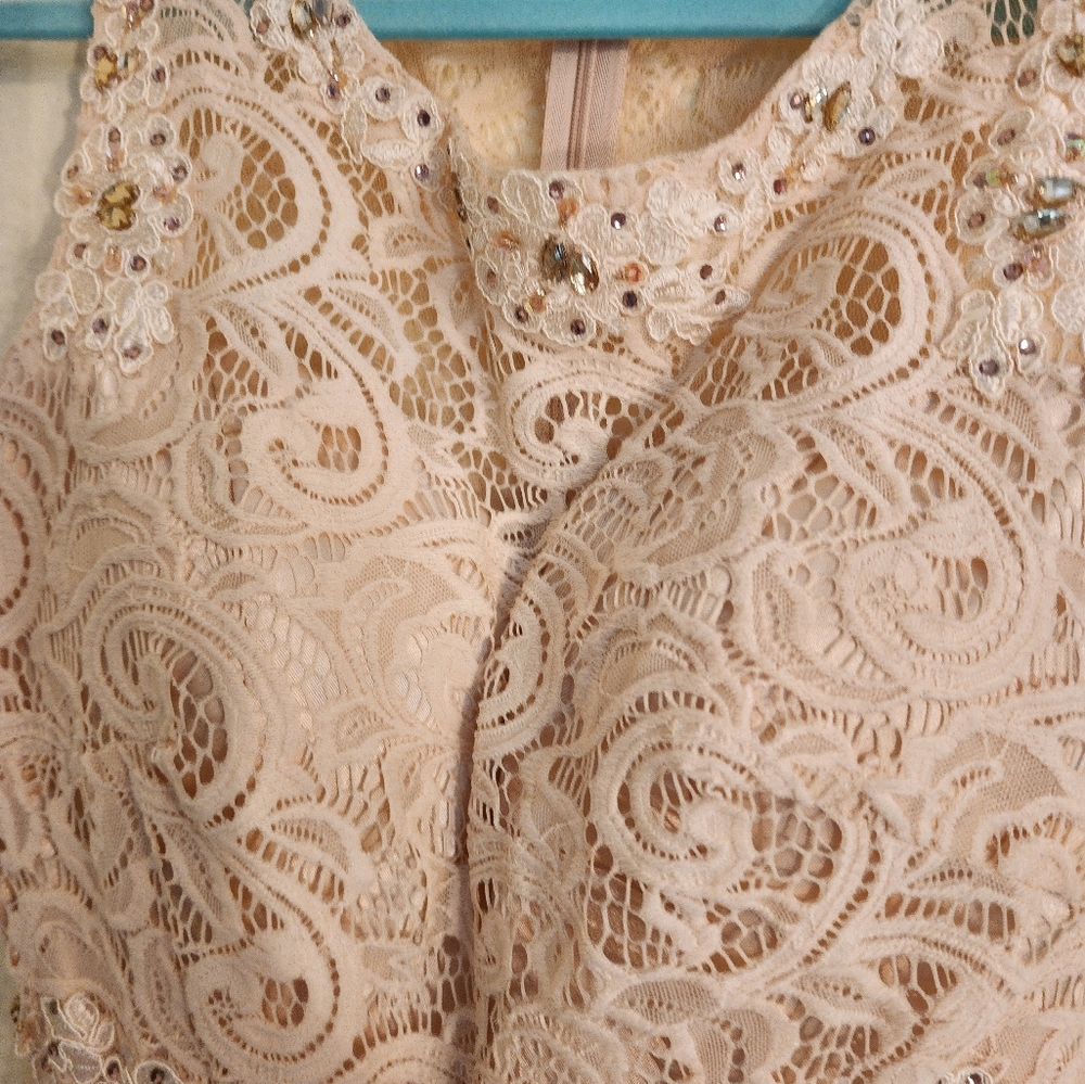 Anny Lee Lace Dress Size M - Picture 3 of 12